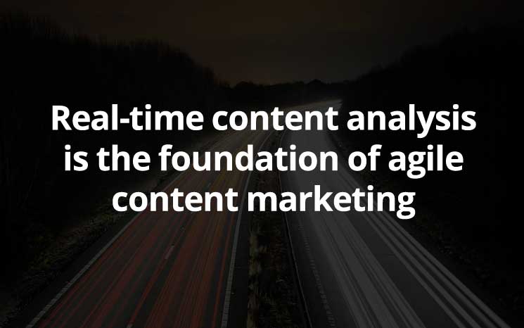 Real-time content analysis