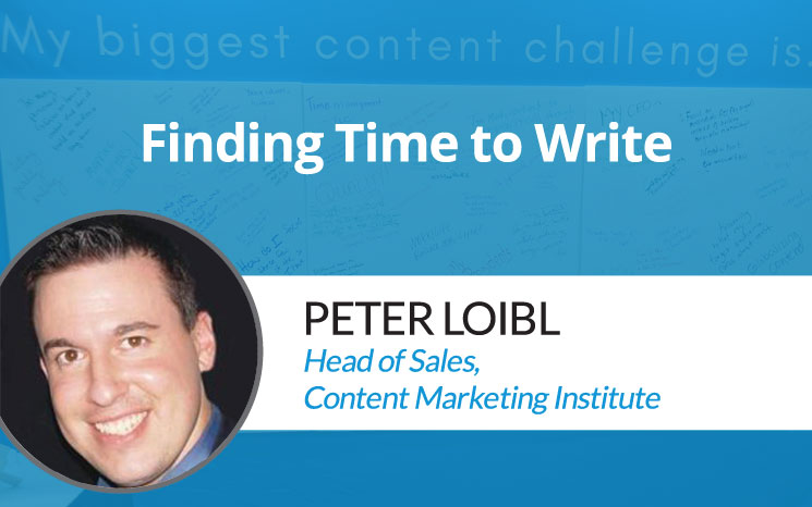 Finding Time to Write w/ Peter Loibl